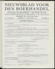 Nieuwsblad voor den boekhandel jrg 107, 1940, no 39, 25-09-1940 in 