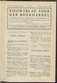 Nieuwsblad voor den boekhandel jrg 73, 1906, no 3, 09-01-1906 in 
