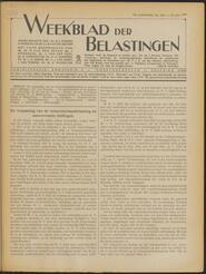 Weekblad der belastingen in 