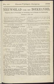 Nieuwsblad voor den boekhandel jrg 56, 1889, no 40, 21-05-1889 in 
