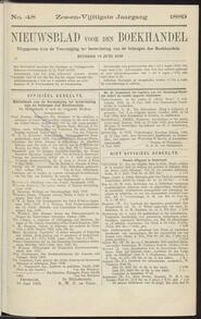 Nieuwsblad voor den boekhandel jrg 56, 1889, no 48, 18-06-1889 in 