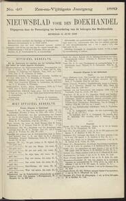 Nieuwsblad voor den boekhandel jrg 56, 1889, no 46, 11-06-1889 in 