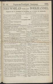 Nieuwsblad voor den boekhandel jrg 49, 1882, no 66, 18-08-1882 in 