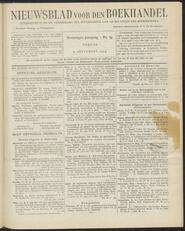 Nieuwsblad voor den boekhandel jrg 70, 1903, no 73, 11-09-1903 in 