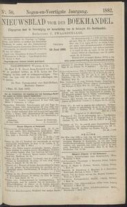 Nieuwsblad voor den boekhandel jrg 49, 1882, no 50, 23-06-1882 in 