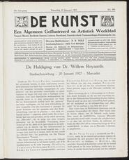 De kunst; een algemeen geïllustreerd en artistiek weekblad jrg 19, 1926/1927, no 991, 22-01-1927 in 