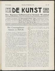 De kunst; een algemeen geïllustreerd en artistiek weekblad jrg 17, 1924/1925, no 921, 19-09-1925 in 