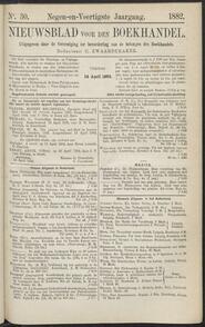 Nieuwsblad voor den boekhandel jrg 49, 1882, no 30, 14-04-1882 in 