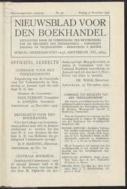 Nieuwsblad voor den boekhandel jrg 94, 1927, no 99, 30-12-1928 in 