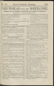 Nieuwsblad voor den boekhandel jrg 46, 1879, no 99, 12-12-1879 in 