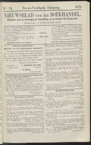 Nieuwsblad voor den boekhandel jrg 46, 1879, no 28, 08-04-1879 in 