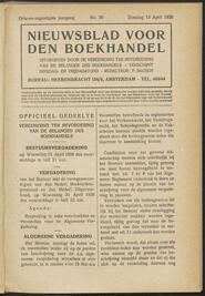 Nieuwsblad voor den boekhandel jrg 93, 1926, no 29, 13-04-1926 in 