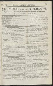 Nieuwsblad voor den boekhandel jrg 46, 1879, no 26, 01-04-1879 in 