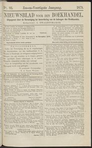 Nieuwsblad voor den boekhandel jrg 46, 1879, no 93, 21-11-1879 in 