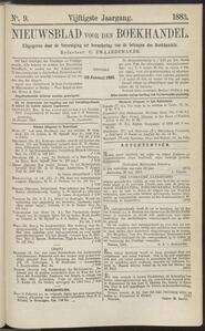 Nieuwsblad voor den boekhandel jrg 50, 1883, no 9, 30-01-1883 in 