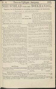 Nieuwsblad voor den boekhandel jrg 52, 1885, no 6, 20-01-1885 in 