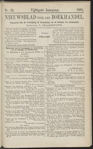 Nieuwsblad voor den boekhandel jrg 50, 1883, no 20, 09-03-1883 in 