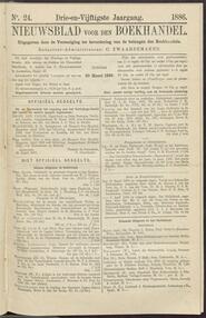 Nieuwsblad voor den boekhandel jrg 53, 1886, no 24, 23-03-1886 in 