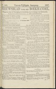 Nieuwsblad voor den boekhandel jrg 54, 1887, no 103, 27-12-1887 in 