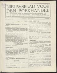 Nieuwsblad voor den boekhandel jrg 100, 1933, no 15, 21-02-1933 in 