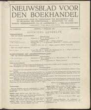 Nieuwsblad voor den boekhandel jrg 102, 1935, no 14, 19-02-1935 in 