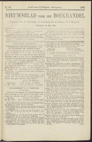 Nieuwsblad voor den boekhandel jrg 58, 1891, no 43, 29-05-1891 in 