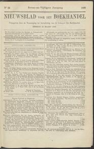 Nieuwsblad voor den boekhandel jrg 57, 1890, no 24, 25-03-1890 in 