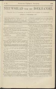 Nieuwsblad voor den boekhandel jrg 57, 1890, no 74, 16-09-1890 in 