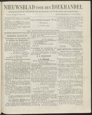 Nieuwsblad voor den boekhandel jrg 65, 1898, no 32, 22-04-1898 in 