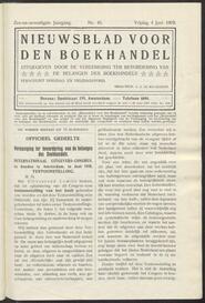Nieuwsblad voor den boekhandel jrg 76, 1909, no 45, 04-06-1909 in 