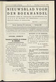 Nieuwsblad voor den boekhandel jrg 77, 1910, no 11, 08-02-1910 in 