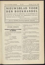 Nieuwsblad voor den boekhandel jrg 73, 1906, no 29, 10-04-1906 in 