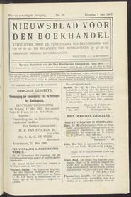 Nieuwsblad voor den boekhandel jrg 74, 1907, no 37, 07-05-1907 in 