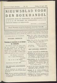 Nieuwsblad voor den boekhandel jrg 74, 1907, no 34, 26-04-1907 in 