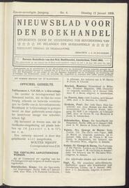 Nieuwsblad voor den boekhandel jrg 76, 1909, no 4, 12-01-1909 in 