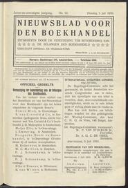 Nieuwsblad voor den boekhandel jrg 77, 1910, no 53, 05-07-1910 in 