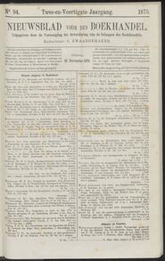 Nieuwsblad voor den boekhandel jrg 42, 1875, no 94, 26-11-1875 in 