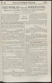 Nieuwsblad voor den boekhandel jrg 42, 1875, no 80, 08-10-1875 in 