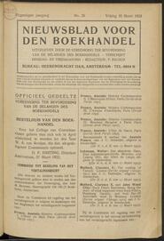 Nieuwsblad voor den boekhandel jrg 90, 1923, no 26, 30-03-1923 in 