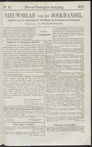 Nieuwsblad voor den boekhandel jrg 43, 1876, no 10, 04-02-1876 in 