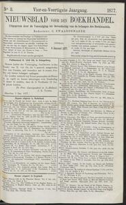Nieuwsblad voor den boekhandel jrg 44, 1877, no 3, 09-01-1877 in 