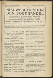 Nieuwsblad voor den boekhandel jrg 89, 1922, no 16, 24-02-1922 in 