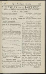 Nieuwsblad voor den boekhandel jrg 45, 1878, no 99, 13-12-1878 in 