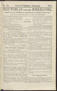 Nieuwsblad voor den boekhandel jrg 54, 1887, no 50, 24-06-1887 in 