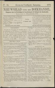 Nieuwsblad voor den boekhandel jrg 47, 1880, no 83, 15-10-1880 in 