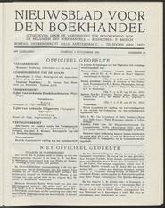 Nieuwsblad voor den boekhandel jrg 98, 1931, no 84, 03-11-1931 in 