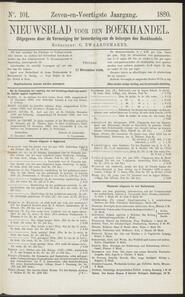 Nieuwsblad voor den boekhandel jrg 47, 1880, no 101, 17-12-1880 in 