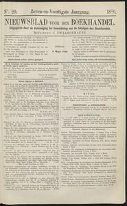 Nieuwsblad voor den boekhandel jrg 47, 1880, no 20, 09-03-1880 in 