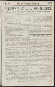 Nieuwsblad voor den boekhandel jrg 41, 1874, no 59, 28-07-1874 in 