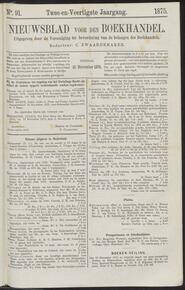 Nieuwsblad voor den boekhandel jrg 42, 1875, no 91, 16-11-1875 in 